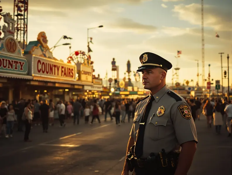 M&G Security on patrol at the county fair