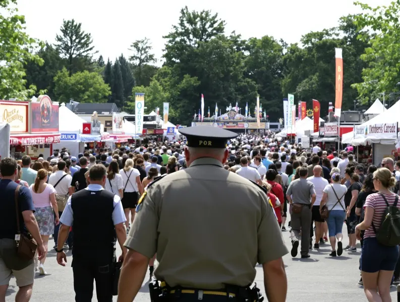 M&G Security patrolling the Oktoberfest festival grounds